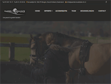 Tablet Screenshot of paardenrevalidatie-nh.nl